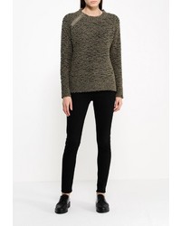 Женский оливковый свитер с круглым вырезом от Noisy May