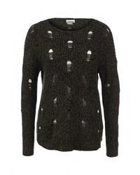 Женский оливковый свитер с круглым вырезом от Noisy May