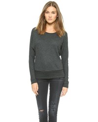 Женский оливковый свитер с круглым вырезом от Velvet