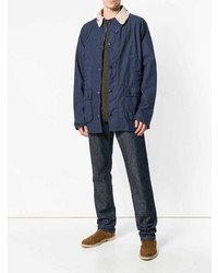 Мужской оливковый свитер с круглым вырезом от Barbour