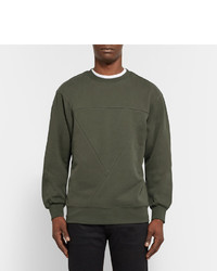 Мужской оливковый свитер с принтом от Public School