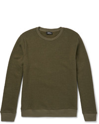 Мужской оливковый свитер от A.P.C.