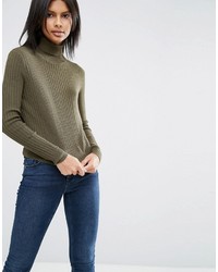 Женский оливковый свитер от Asos