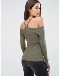 Женский оливковый свитер от Asos