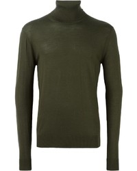 Мужской оливковый свитер от DSQUARED2