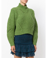 Женский оливковый свитер от Isabel Marant