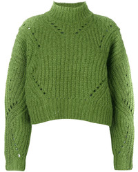 Женский оливковый свитер от Isabel Marant