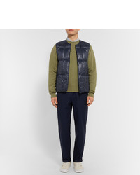 Мужской оливковый свитер от Aspesi