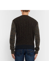 Мужской оливковый свитер от Boglioli