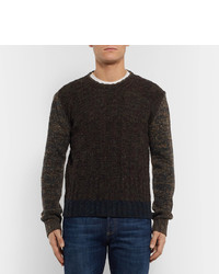 Мужской оливковый свитер от Boglioli