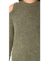 Женский оливковый свитер от Rebecca Minkoff
