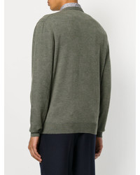 Мужской оливковый свитер от Etro