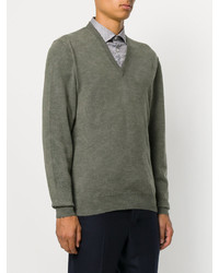 Мужской оливковый свитер от Etro