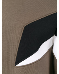 Мужской оливковый свитшот с принтом от Neil Barrett