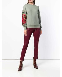 Женский оливковый свитшот от Mr & Mrs Italy