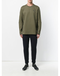 Мужской оливковый свитшот от Puma