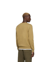 Мужской оливковый свитшот от Sunspel