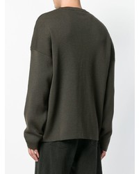 Мужской оливковый свитшот от Our Legacy