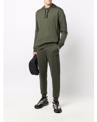 Мужской оливковый спортивный костюм от Ea7 Emporio Armani