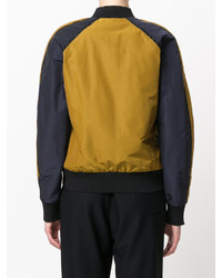 Женский оливковый хлопковый бомбер от Kenzo