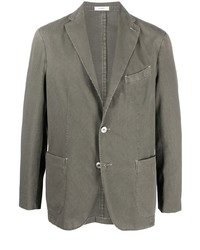 Мужской оливковый хлопковый пиджак от Boglioli