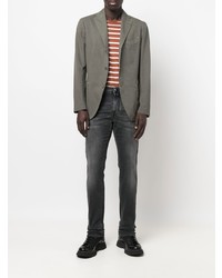 Мужской оливковый хлопковый пиджак от Boglioli