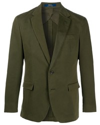 Мужской оливковый хлопковый пиджак от Polo Ralph Lauren