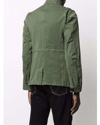 Мужской оливковый хлопковый пиджак от Junya Watanabe MAN