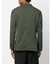 Мужской оливковый хлопковый пиджак от Boglioli