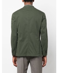 Мужской оливковый хлопковый пиджак от Boglioli
