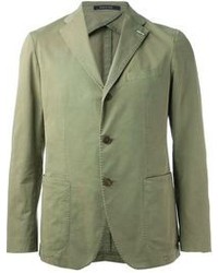 Мужской оливковый хлопковый пиджак от Tagliatore