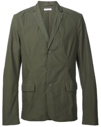 Мужской оливковый хлопковый пиджак от Tomas Maier