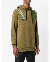 Мужской оливковый худи от Matthew Miller
