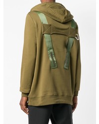 Мужской оливковый худи от Matthew Miller