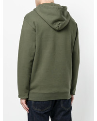 Мужской оливковый худи от Edwin