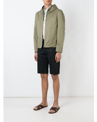 Мужской оливковый худи от Chalayan