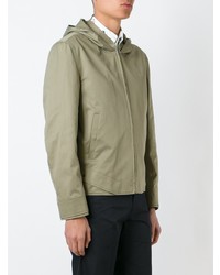 Мужской оливковый худи от Chalayan