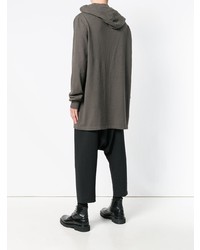 Мужской оливковый худи от Rick Owens DRKSHDW