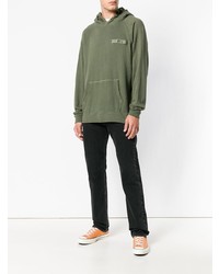 Мужской оливковый худи от R13