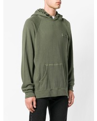 Мужской оливковый худи от R13