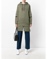 Женский оливковый худи от Aalto