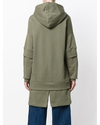 Женский оливковый худи от Aalto