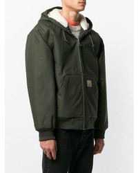 Мужской оливковый худи от Carhartt