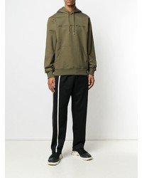 Мужской оливковый худи от Helmut Lang