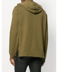 Мужской оливковый худи от Roberto Cavalli