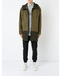 Мужской оливковый худи от Juun.J