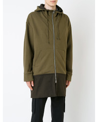 Мужской оливковый худи от Juun.J