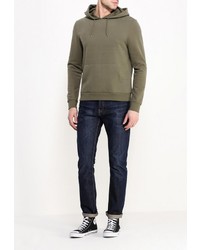 Мужской оливковый худи от Topman