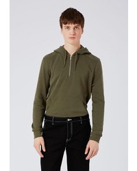 Мужской оливковый худи от Topman