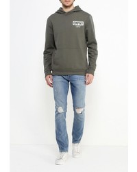 Мужской оливковый худи от Topman